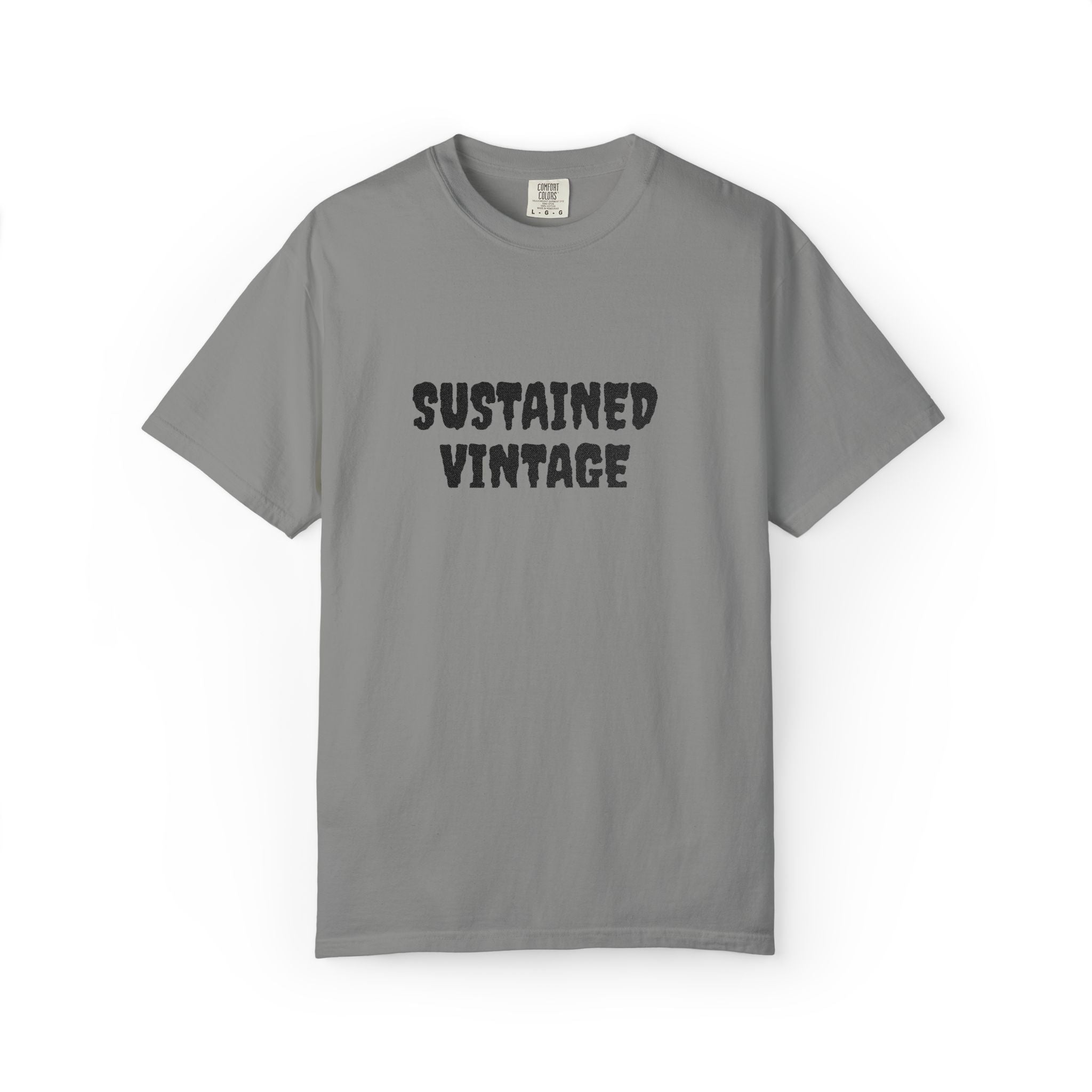 Sustained Vintage T-Shirt — Retro Distressed Graphic Tee