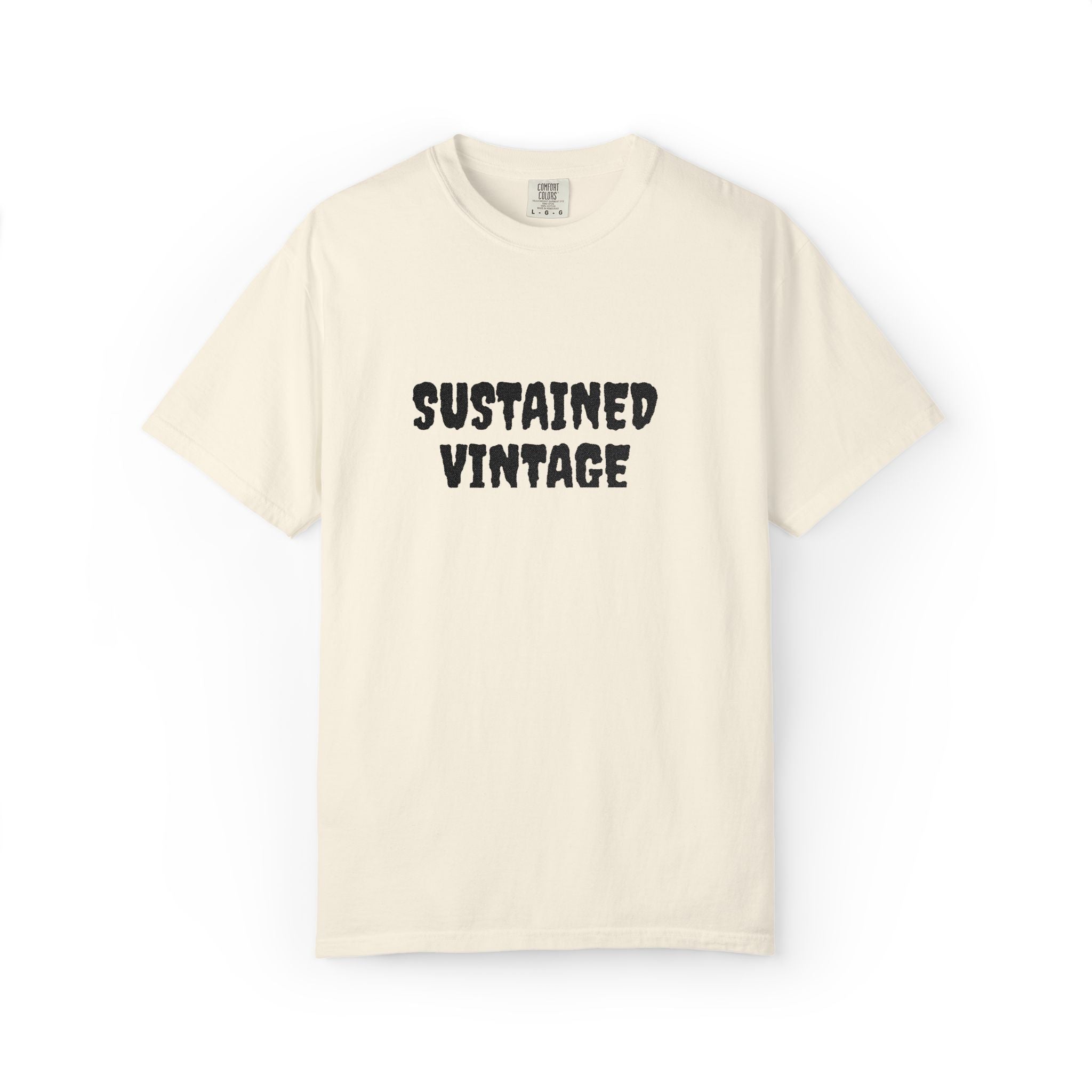 Sustained Vintage T-Shirt — Retro Distressed Graphic Tee